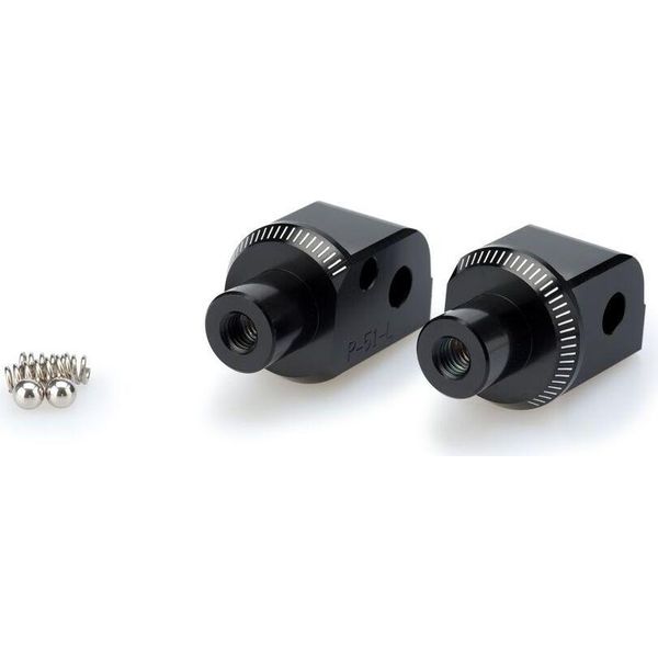 Puig 9520N Pedane Vintage Per Ktm 125 Duke Nero-image