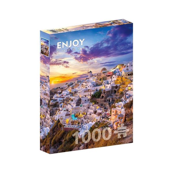 Enjoy Puzzle Tramonto Su Santorini 1000 Pezzi-image