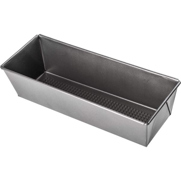 Teglia Rettangolare Kadax Con Rivestimento Antiaderente "Nolas"", Teglia Per Pane In Acciaio, Per Torte, Argento, 35 Cm"-image