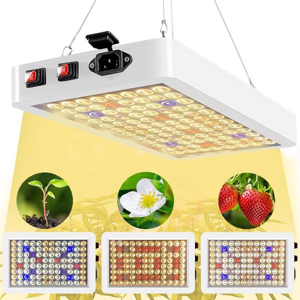 La Lampada Della Pianta Del Led Piena Luce Solare Di Spettro, 50W Ha Condotto La Lampada Di Crescita 3 Modi, Lampada Del Fiore Della Luce Della Pianta Coltiva La Lampada Per La Serra Delle Piante Dell'interno, Bianco-image