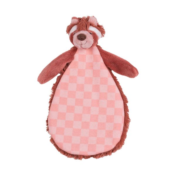 Panno Coccole Happy Horse Panda Rosso Pien - Regalo Per Bambini - Peluche-image