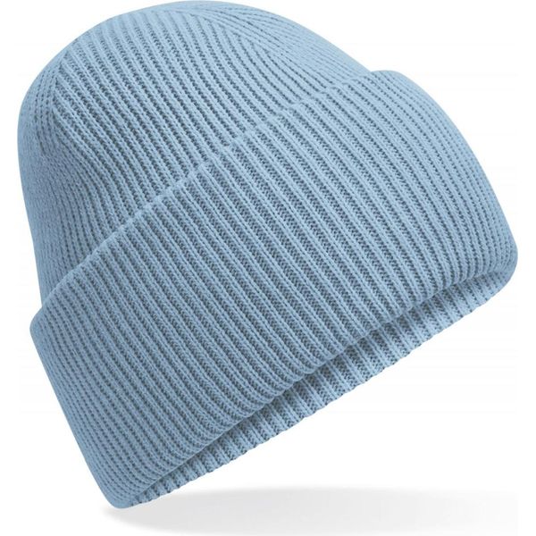 Beechfield B385R | Classic Engineered Deep Cuffed Beanie - Farbe: Dusty Blue - GrößE: Taglia Unica-image
