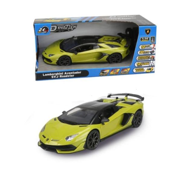 Automobile Telecomandata Lamborghini 1:14 2.4G Con Licenza Ufficiale, Telecomando A 2,4 Ghz, Per Bambini A Partire Dai 6 Anni, Verde Neon-image