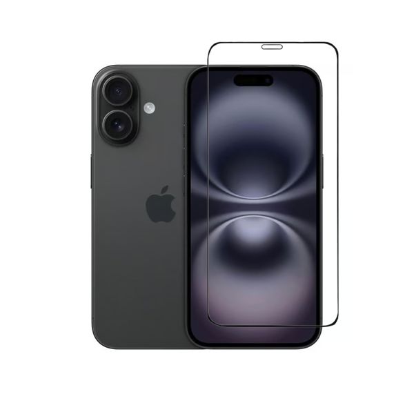 Protettore Dello Schermo Blindato Per Iphone 16 Schermo Pieno Vetro Temperato-image