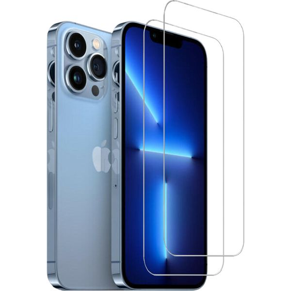 2-Pack Protezione Dello Schermo Per Apple Iphone 13 Pro Vetro Temperato 9H-image