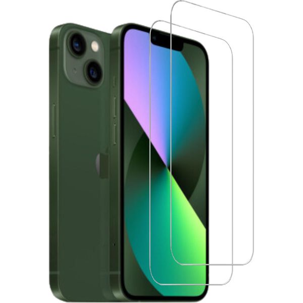 2-Pack Protezione Dello Schermo Per Apple Iphone 13 Vetro Temperato 9H-image