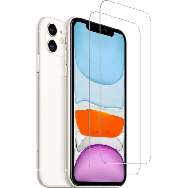 Pellicola Protettiva 2X Per Apple Iphone 11 In Vetro Temperato 9H Con Kit Di Pulizia-image