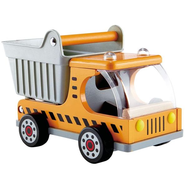 Hape E3013 - Autocarro Con Dumper, Veicolo Da Cantiere Per Bambini, A Partire Da 3 Anni-image