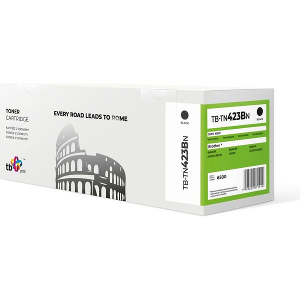 Tb Print Toner For Brother TN423B TB-TN423BN Black 100% New-image