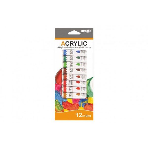 Colori Acrilici 12Ml, 12 Colori Teddies-image