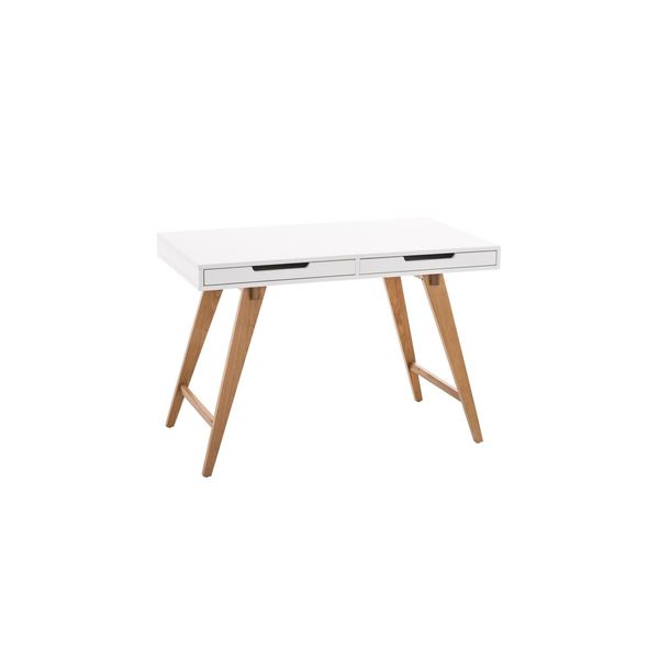 Clp Schreibtisch Porto I BüRotisch Mit 2 Schubladen Und GroßEr ArbeitsfläChe I Moderner Holztisch-image