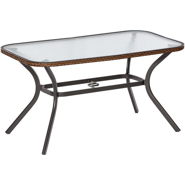 Gartentisch Merxx "Ravenna", Braun, B:85Cm H:74Cm T:150Cm, Tische, Gartentisch, 85X150 Cm-image