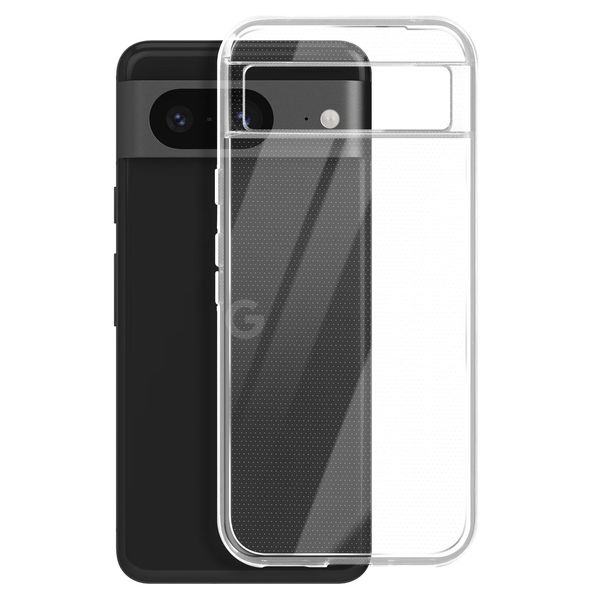 Mayaxess, Custodia Protettiva In Silicone Morbido Per Google Pixel 8, Trasparente-image
