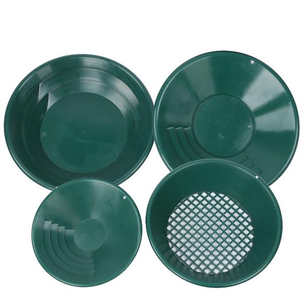 Padella Per La Ricerca Dell'oro, Strumento Per La Ricerca Dell'oro In Plastica Con Design A 90° Per La Ricerca Dell'oro, Set Di 4 Pezzi Per La Ricerca Di Mine-image