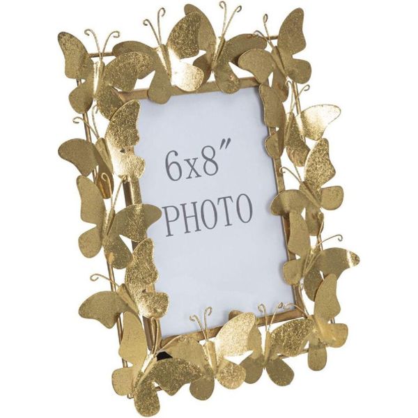 Mauro Ferretti Cornice Per Foto Butterfly Glam 15X20 Cm Dorata-image