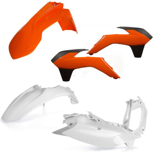 Kit Carene 5 Pezzi Acerbis Modello 2016 Arancio/Bianco Per Ktm-image