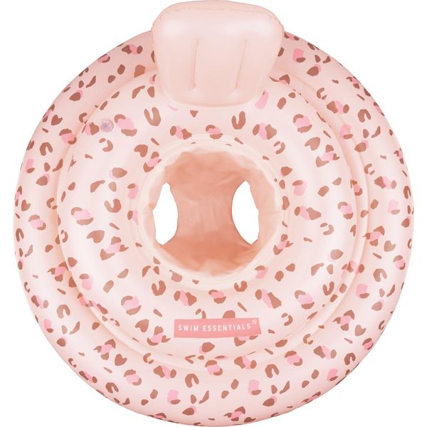 Swim Essentials Seggiolino Da Bagno Leopardato Rosa Antico 0-12 Mesi-image