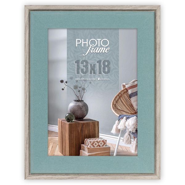Portafoto In Legno Zep Bochum 15X20 Cm Colore B Copertura In Vetro Trasparente-image