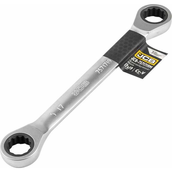 Jcb | Chiave Ad Anello A Doppio Cricchetto, 17X19Mm, Chiave Ad Anello A Cricchetto-image