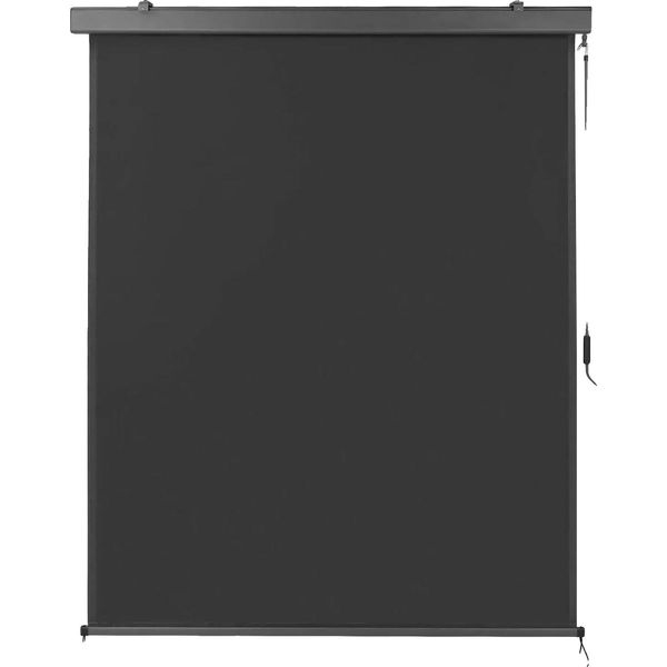 Tenda Da Sole Verticale, Protezione Dai Raggi Uv, Design Salvaspazio, Nero-image