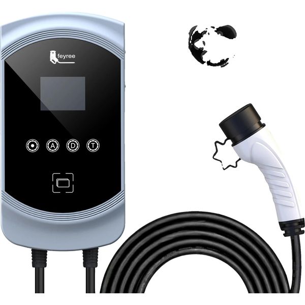 Caricabatterie Per Veicoli Elettrici, Opzioni Di Potenza 7,6 Kw / 11 Kw / 22 Kw, Controllo Intelligente Dell'app, 11 Kw 16 A Trifase, TYPE2-image