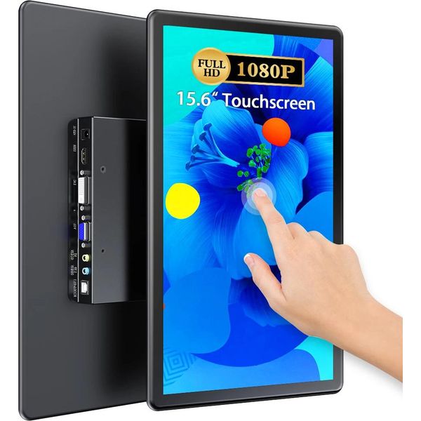 Monitor Portatile Da 15,6 Pollici, Risoluzione 1080P, Frequenza Di Aggiornamento 60Hz, 15,6 Pollici 1080P 60Hz, Connettore Eu-image