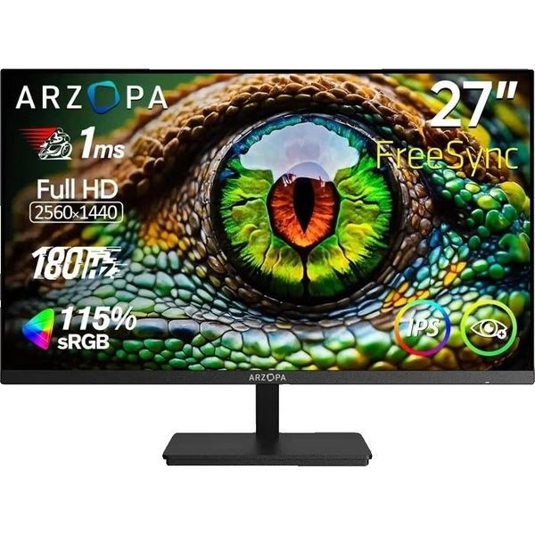 Monitor Da Gioco, 27 Pollici, Risoluzione 2K, Frequenza Di Aggiornamento 180Hz, 27 Qhd 180Hz M1RC-image