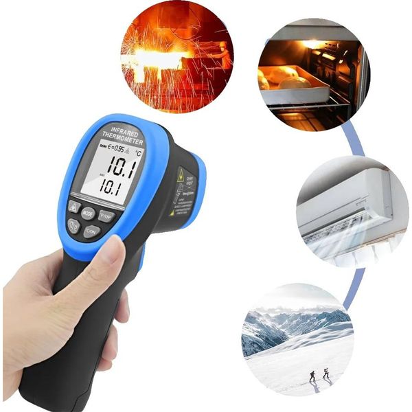 Termometro A Infrarossi, Ampio Intervallo Di Temperatura, Misurazione Di Alta Precisione, Design Facile Da Usare-image