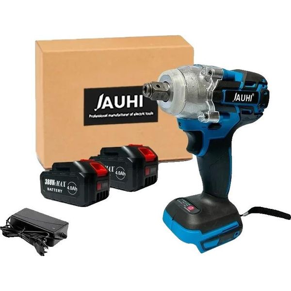Avvitatore Elettrico A Impulsi, Coppia 520Nm, Motore Brushless, 2 Batterie 388VF-image
