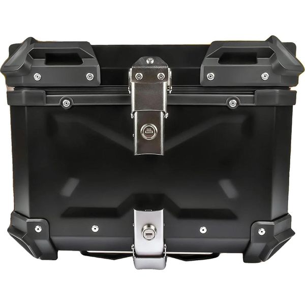 Box Posteriore Per Moto, Capacità 45L, Struttura In Alluminio, Design Antispreco-image