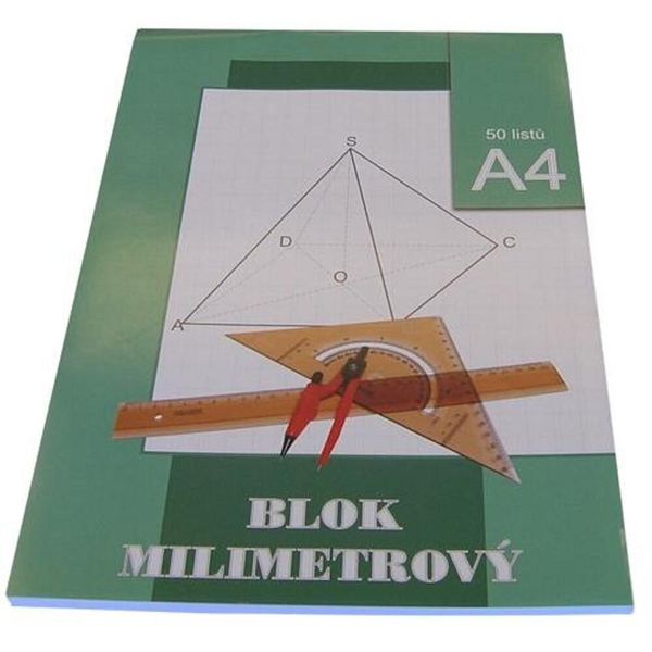 Carta Millimetrata A4, 50 Fogli / Blocco, Stepa 240405150-image