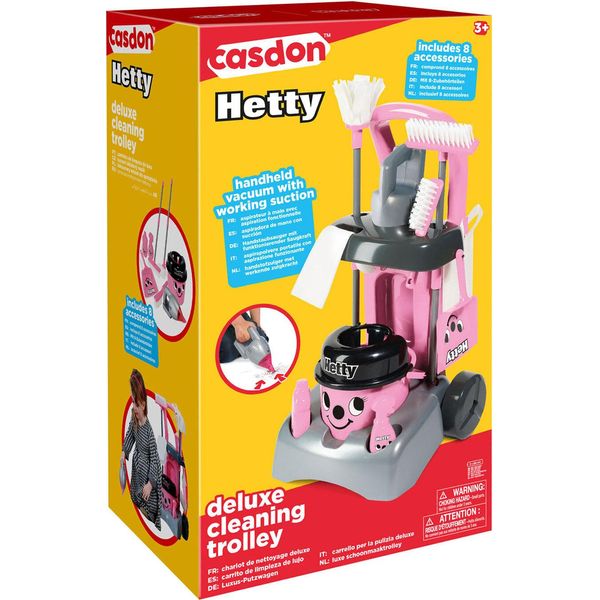 Casdon Carrello Di Pulizia Hetty Deluxe Playset Giocattolo Pulizia Bambini-image