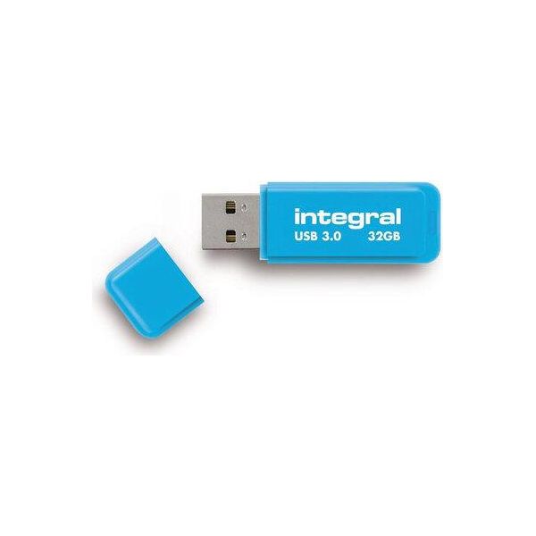 Chiavetta Usb 3.0 Neon 32 Gb (Blu)-image