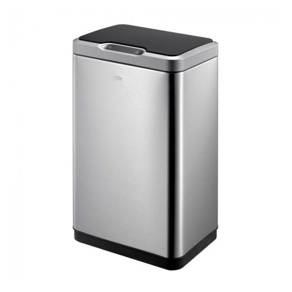 Eko - Cestino Mirage Sensor 30 Litri - Acciaio Inox Plastica - Acciaio Inox Opaco, Nero-image
