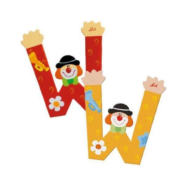 Trudi Lettere Di Legno Clown : Lettera W Ordinamento Delle Lettere: Lettera W-image