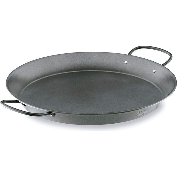 Lacor Paellera Acero Antiadherente 60139 Padella, Diametro Massimo 40 Cm, Acciaio Inox, Rivestimento Antiaderente-image