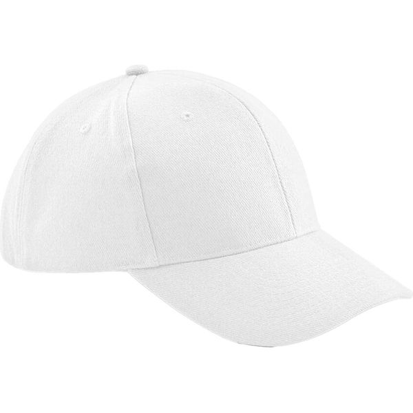 Berretto Da Baseball Beechfield Unisex Pro-Style RW213 (Taglia Unica) (Bianco)-image