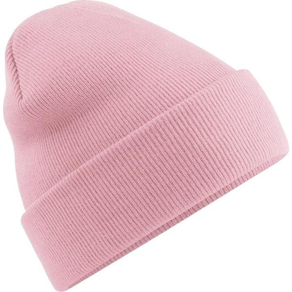 Cappello / Berretto Unisex In Maglia Beechfield, Extra Soft RW210 (Taglia Unica) (Rosa Scuro)-image