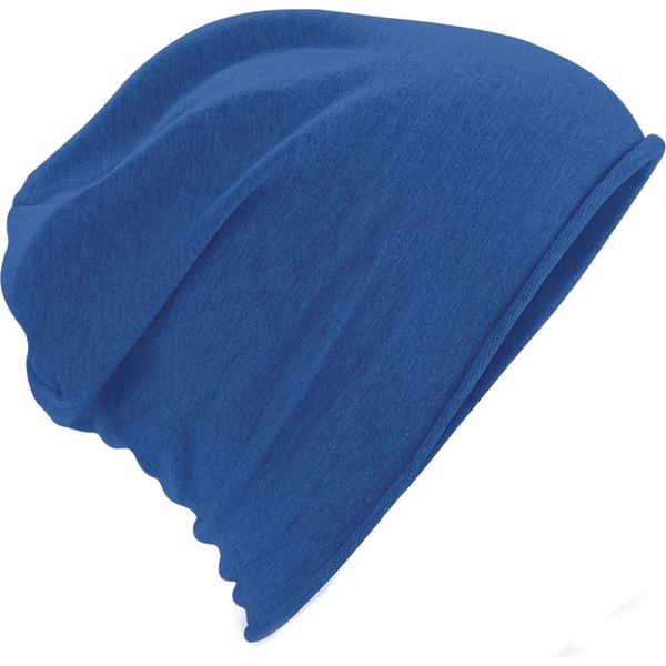 Beechfield Unisex Jersey Beanie / Cappello A Maglia RW4077 (Taglia Unica) (Denim)-image