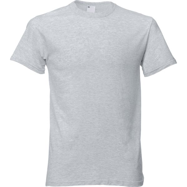 T-Shirt Da Uomo A Manica Corta Per Il Tempo Libero BC3904 (Large) (Grigio Screziato)-image