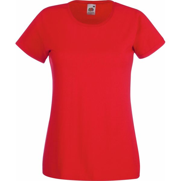 Maglietta Fruit Of The Loom Lady-Fit Damen BC1354 (Xl) (Rot)-image