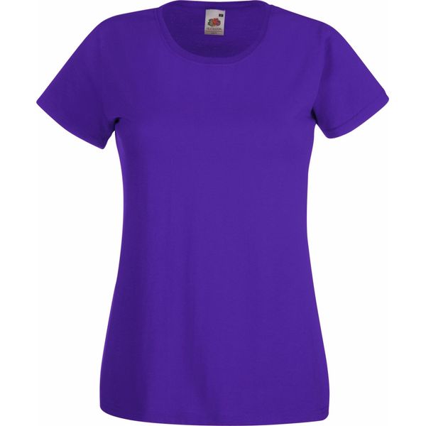 Maglietta Fruit Of The Loom Lady-Fit Donna BC1354 (M) (Violett)-image