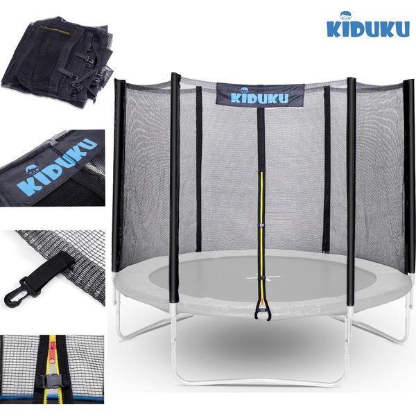 Kiduku Rete Di Ricambio Per Trampolino Ø 244 Cm - Rete Di Sicurezza A 6 Pali Rete Di Ricambio Per Trampolino-image
