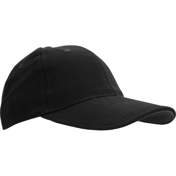 Sols Cappello Da Baseball Unisex Buffalo PC372 (Taglia Unica) (Nero)-image