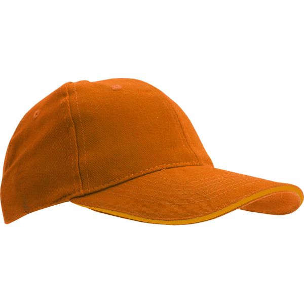 Sols Berretto Da Baseball Unisex Buffalo PC372 (Taglia Unica) (Arancione)-image