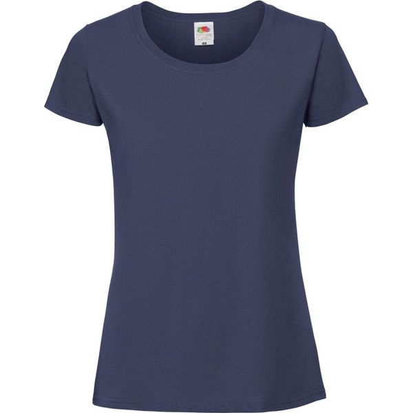 Maglietta Fruit Of The Loom Premium Donna BC3945 (Xs) (Ultramarino)-image