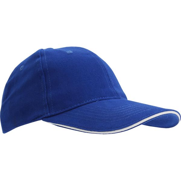 Sols Berretto Da Baseball Unisex Buffalo PC372 (Taglia Unica) (Blu Royal/Bianco)-image