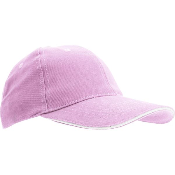 Sols Cappello Da Baseball Unisex Buffalo PC372 (Taglia Unica) (Rosa/Bianco)-image