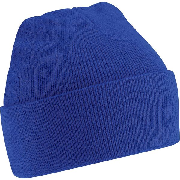 Cappello / Berretto Unisex In Maglia Beechfield, Extra Morbido RW210 (Taglia Unica) (Blu Reale)-image
