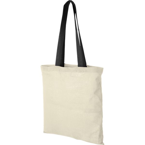 Borsa Per La Spesa In Cotone Bullet Nevada PF1362 (38 X 42 Cm) (Naturale/Nero)-image